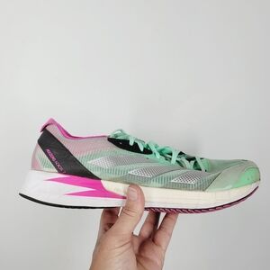ADIDAS ADIZERO RUNNING SHOES, SIZE 10